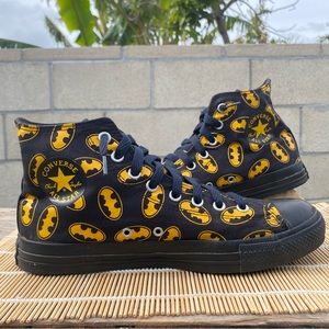 Converse, DC Comics Batman Symbol Patterned, Black